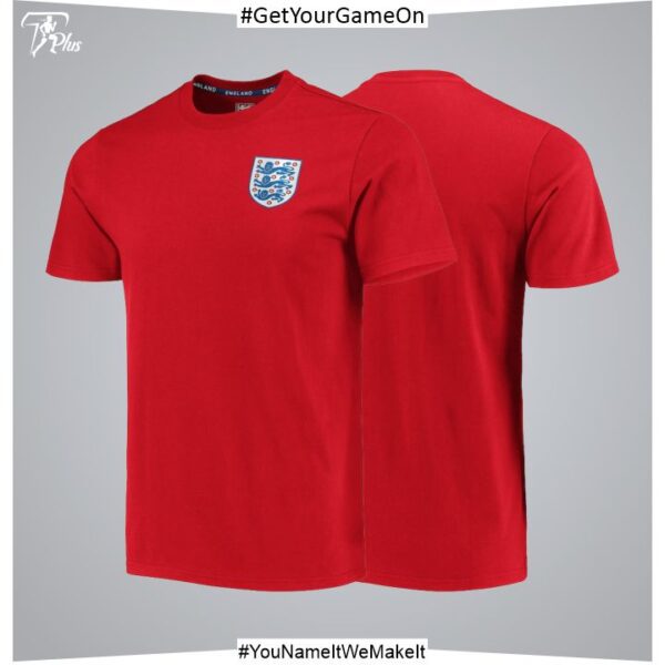 England Small Crest T-Shirt - Red - Men's 2022-23