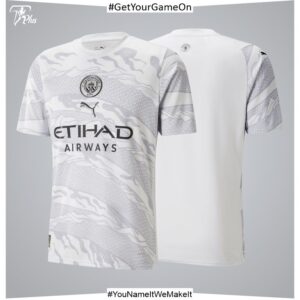 Manchester City Training Kit 2021/22 - White Kid (Top+Pants