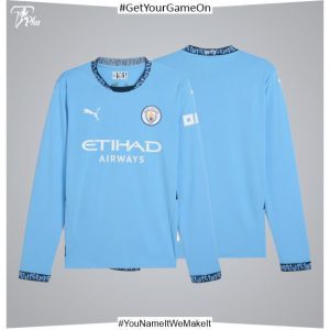 Manchester City Puma Home Shirt 2024-25 - Long Sleeve