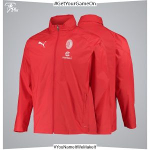 AC Milan Puma Training All Weather Jacket - Red