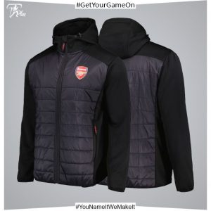 Arsenal Hybrid Jacket - Black - Men 2024-25